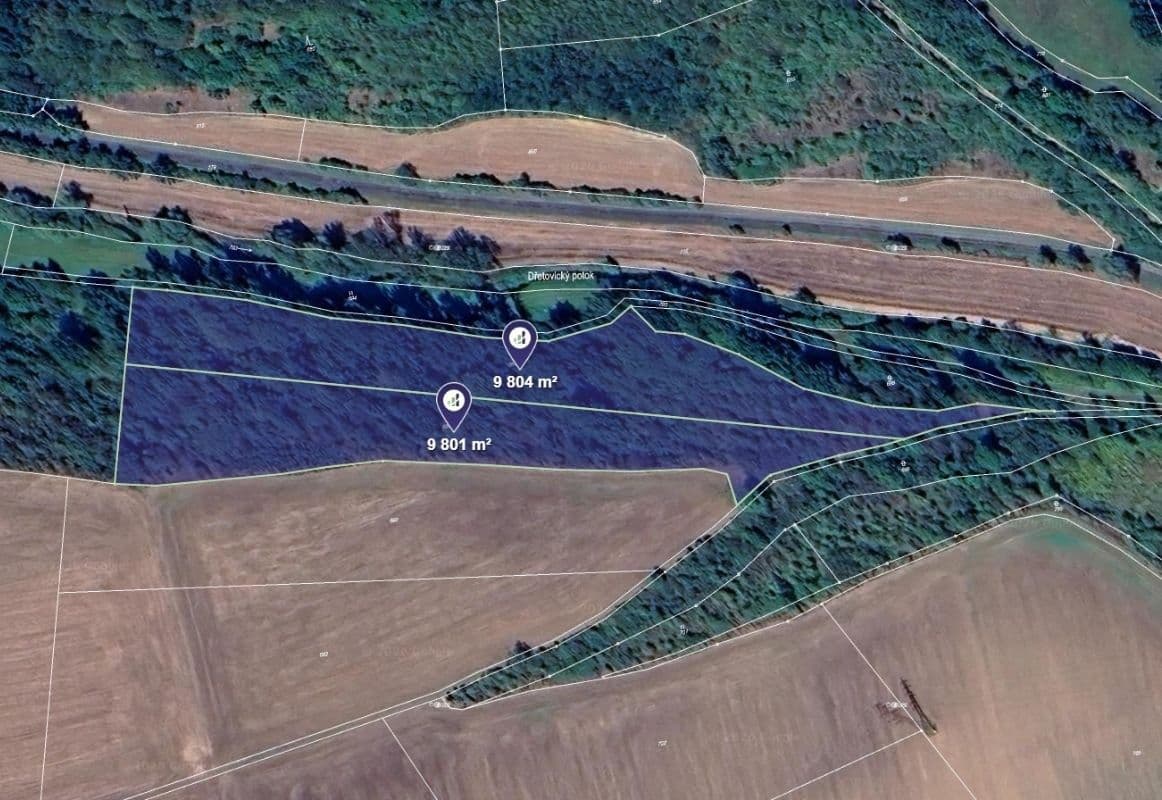 plot for sale, 19,605 m², Zákolany, Středočeský Region plot for sale, 19,605 m², Zákolany, Středočeský Region