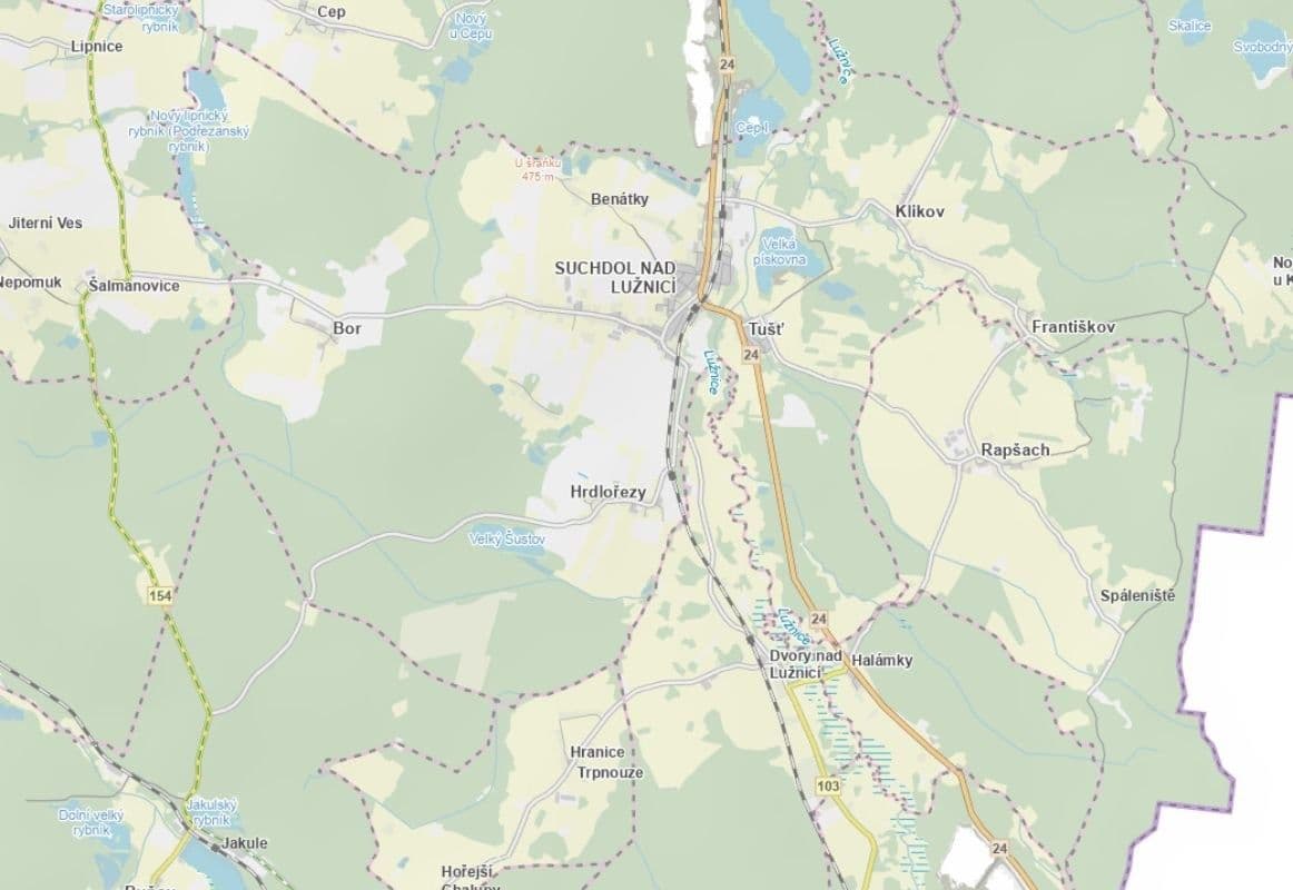 plot for sale, 789 m², Suchdol nad Lužnicí, Jihočeský Region plot for sale, 789 m², Suchdol nad Lužnicí, Jihočeský Region