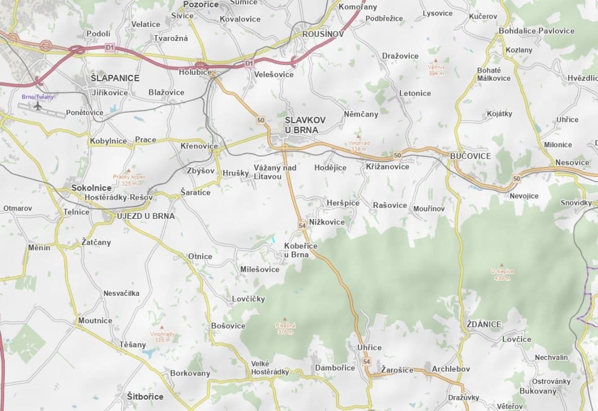 plot for sale, 4,324 m², Kobeřice u Brna, Jihomoravský Region plot for sale, 4,324 m², Kobeřice u Brna, Jihomoravský Region
