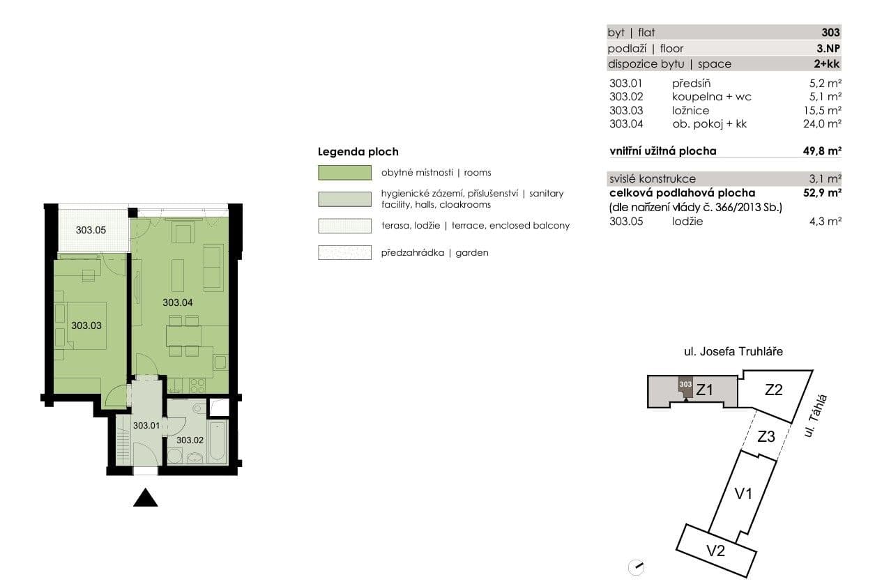 1 bedroom with open-plan kitchen flat to rent, 53 m², Josefa Truhláře, Brandýs nad Labem-Stará Boleslav, Středočeský Region 1 bedroom with open-plan kitchen flat to rent, 53 m², Josefa Truhláře, Brandýs nad Labem-Stará Boleslav, Středočeský Region