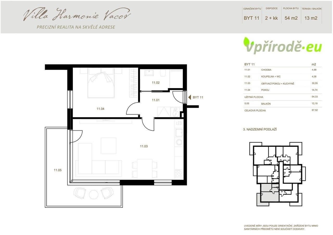 1 bedroom with open-plan kitchen flat to rent, 54 m², Vacov, Jihočeský Region 1 bedroom with open-plan kitchen flat to rent, 54 m², Vacov, Jihočeský Region