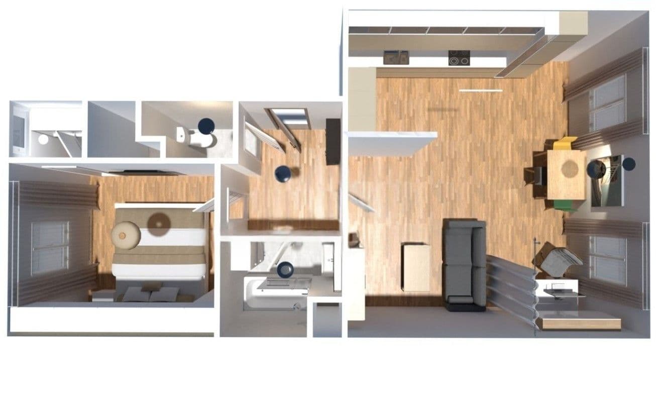 1 bedroom with open-plan kitchen flat for sale, 55 m², Na Václavce, Prague, Prague 1 bedroom with open-plan kitchen flat for sale, 55 m², Na Václavce, Prague, Prague