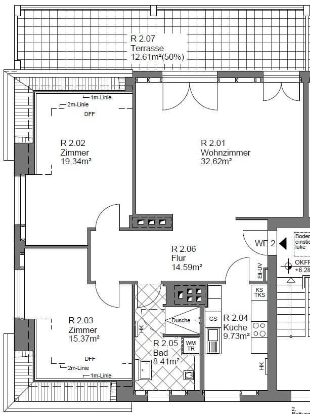 3 bedroom flat to rent, 113 m², Bismarckstr. 1, Berlin, Berlin 3 bedroom flat to rent, 113 m², Bismarckstr. 1, Berlin, Berlin