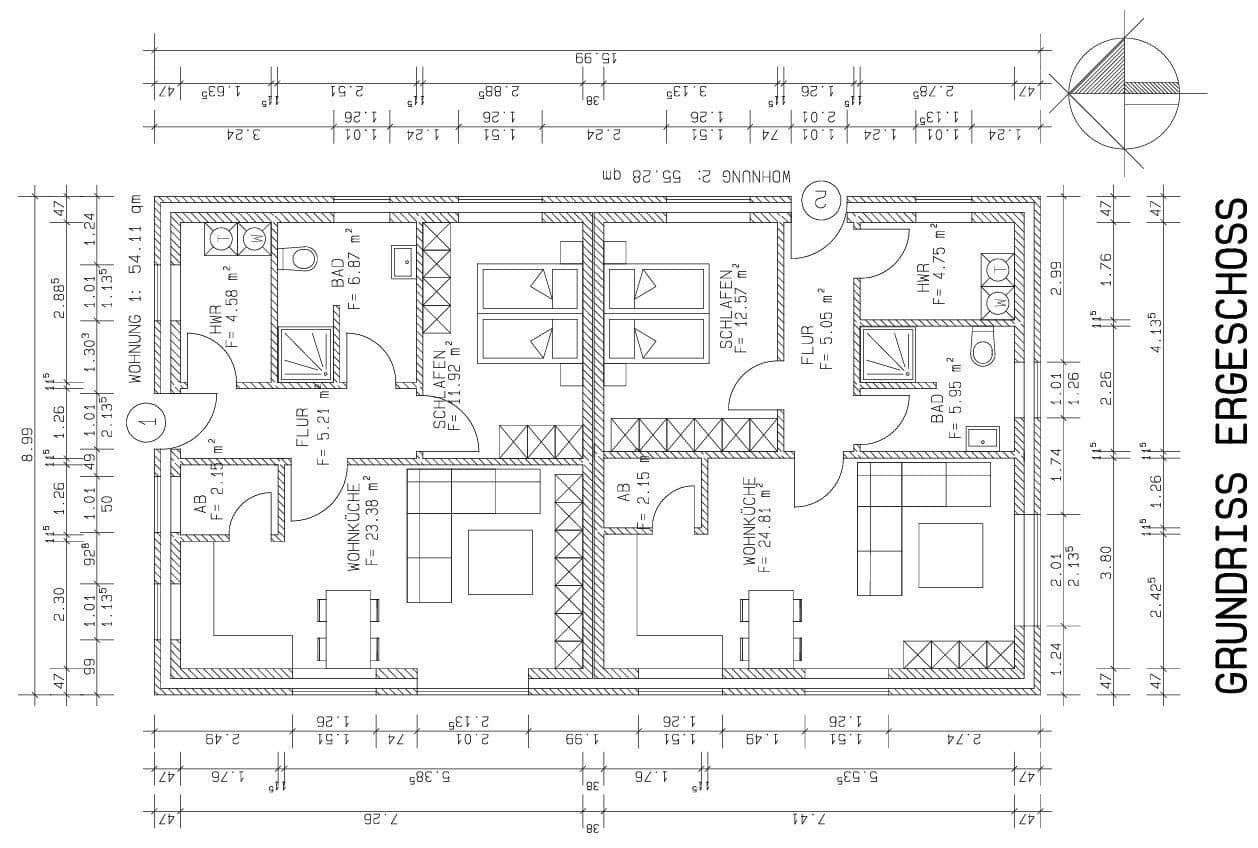 house for sale, 56 m², Aurich, Lower Saxony house for sale, 56 m², Aurich, Lower Saxony