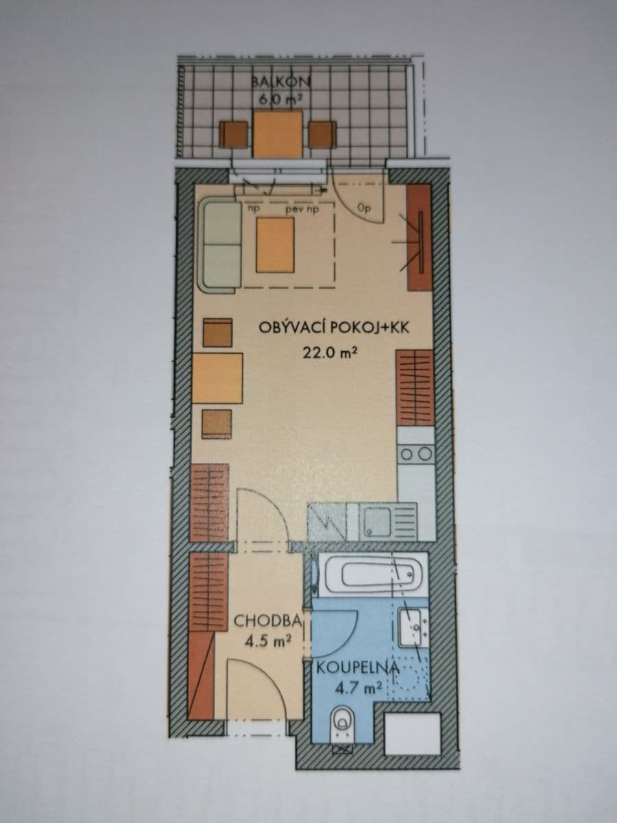 Studio flat for sale, 32 m², Thomasova, Prague, Prague Studio flat for sale, 32 m², Thomasova, Prague, Prague