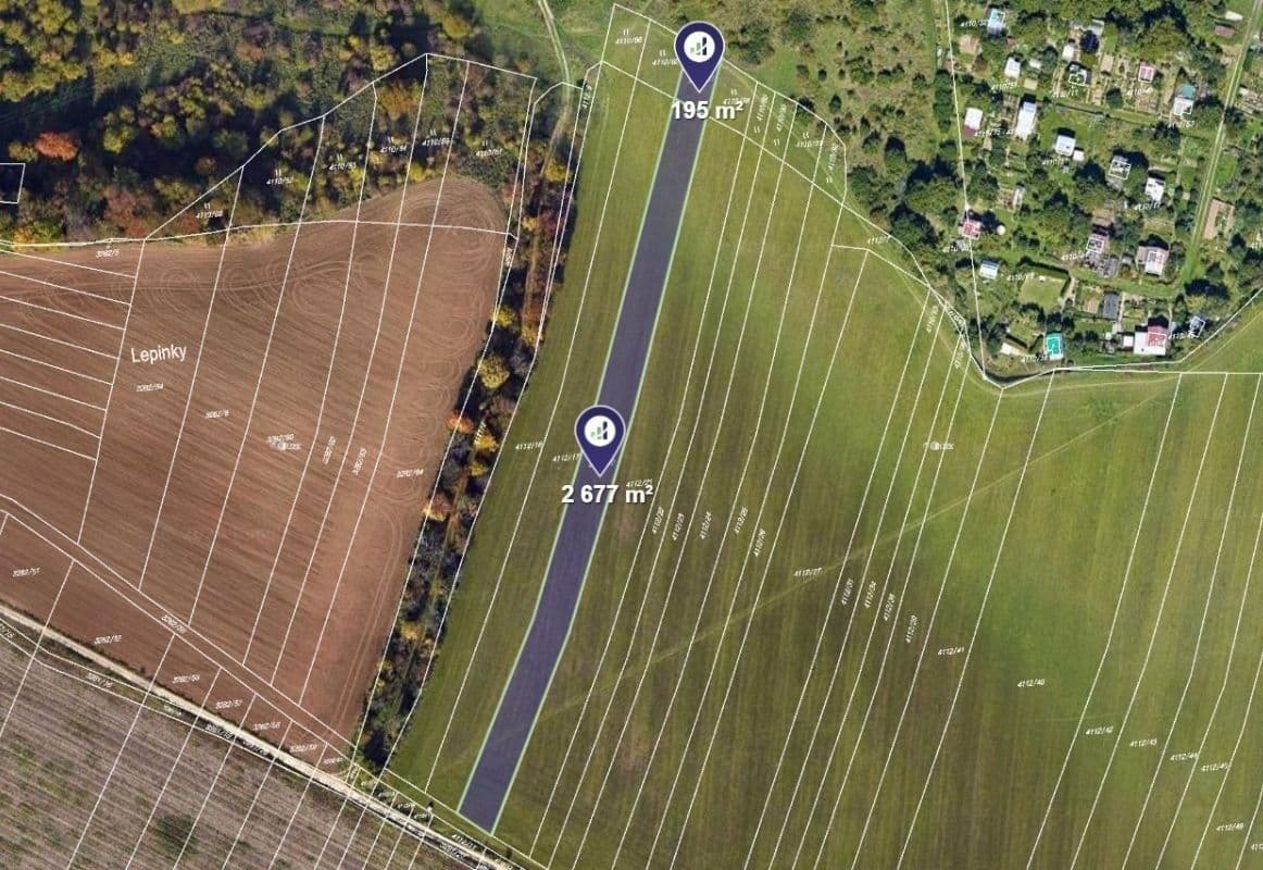 plot for sale, 2,872 m², Brno, Jihomoravský Region plot for sale, 2,872 m², Brno, Jihomoravský Region