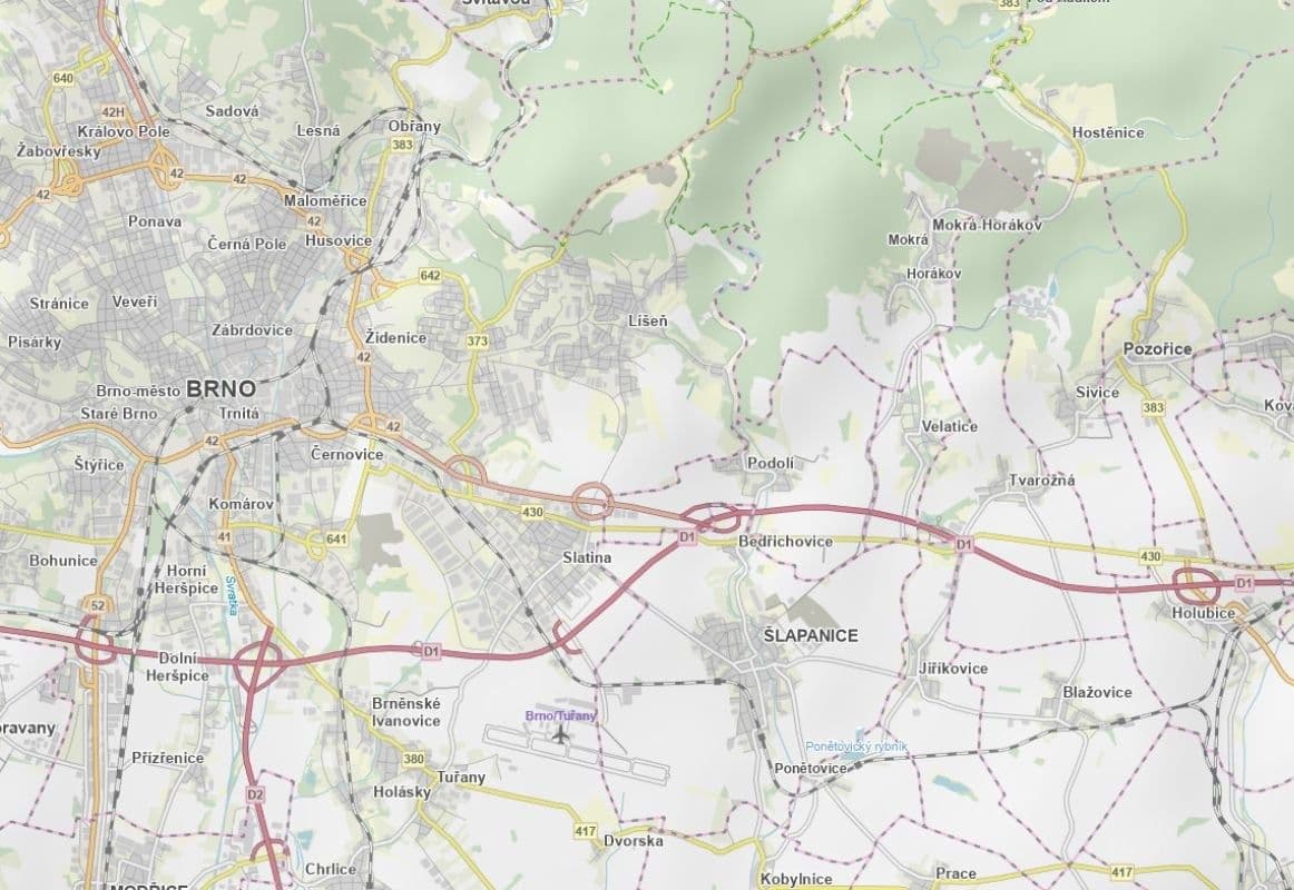 plot for sale, 2,872 m², Brno, Jihomoravský Region plot for sale, 2,872 m², Brno, Jihomoravský Region