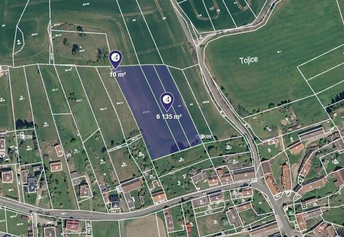 plot for sale, 12,944 m², Tojice, Plzeňský Region plot for sale, 12,944 m², Tojice, Plzeňský Region