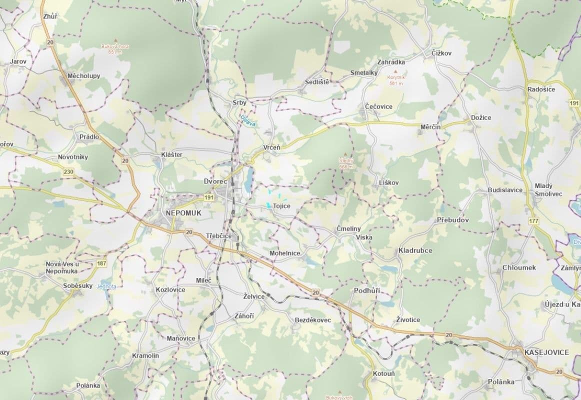 plot for sale, 12,944 m², Tojice, Plzeňský Region plot for sale, 12,944 m², Tojice, Plzeňský Region