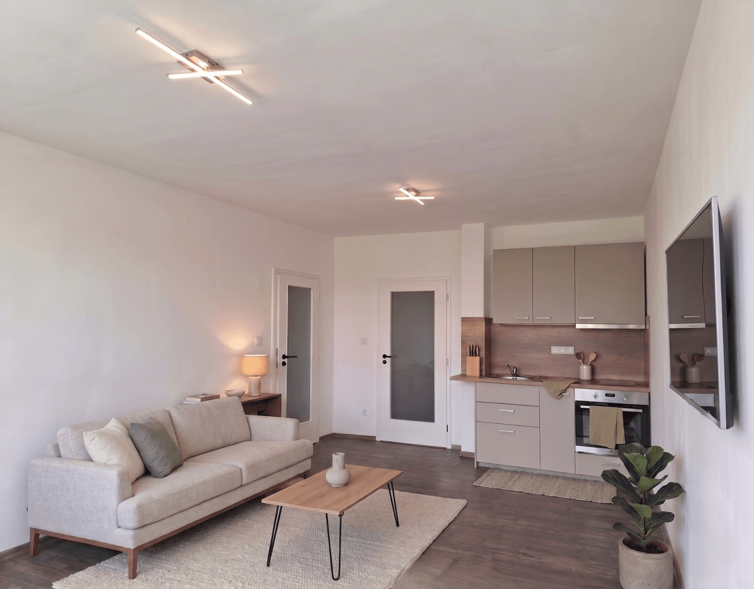 1 bedroom with open-plan kitchen flat to rent, 47 m², Levského, Prague, Prague 1 bedroom with open-plan kitchen flat to rent, 47 m², Levského, Prague, Prague