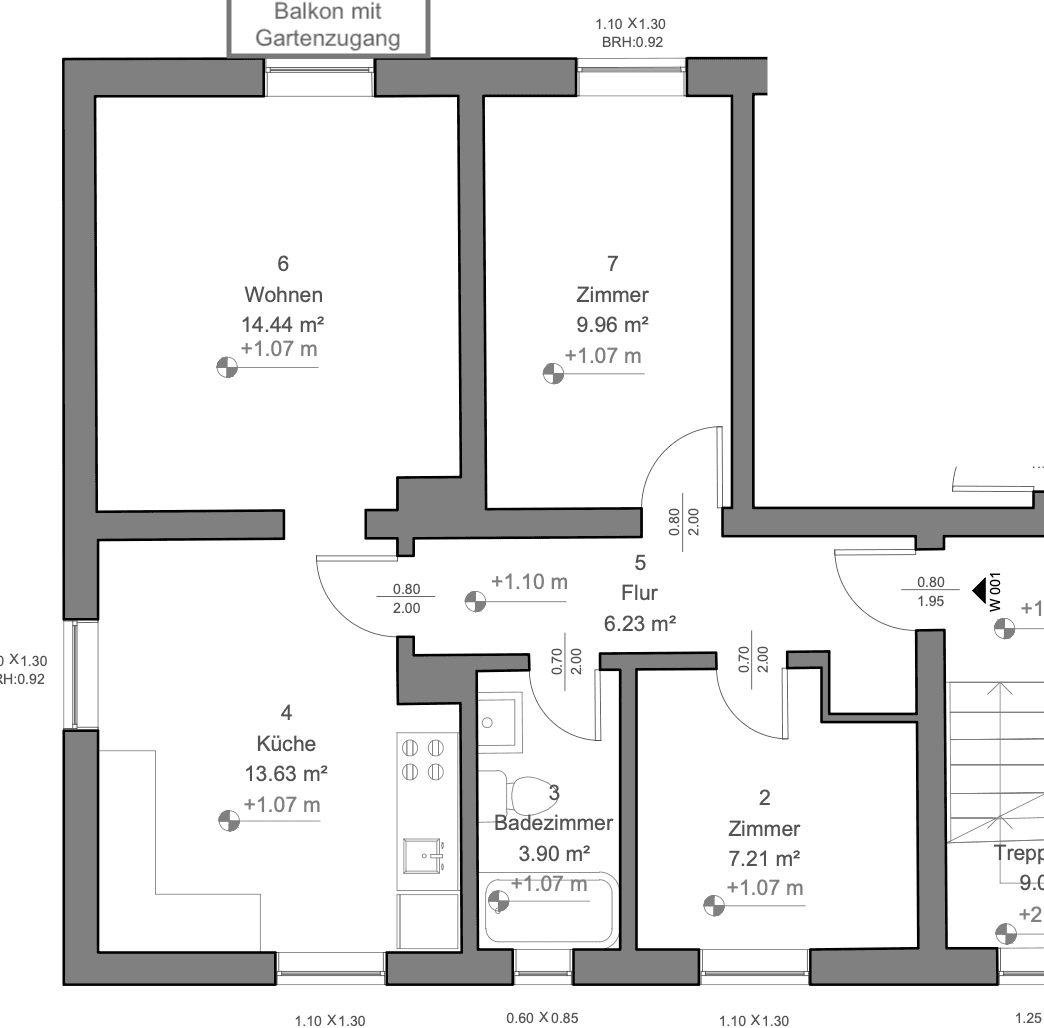 3 bedroom flat to rent, 58 m², Schlesierstraße 7, Schwandorf, Bavaria 3 bedroom flat to rent, 58 m², Schlesierstraße 7, Schwandorf, Bavaria