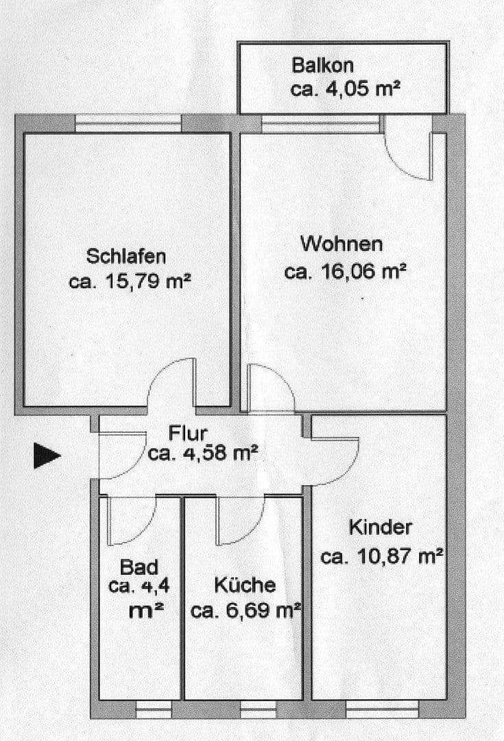 3 bedroom flat to rent, 60 m², Hans-Beimler-Str. 31, Greifswald, Mecklenburg-Vorpommern 3 bedroom flat to rent, 60 m², Hans-Beimler-Str. 31, Greifswald, Mecklenburg-Vorpommern