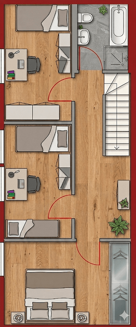 3 bedroom with open-plan kitchen flat to rent, 132 m², Hamburg, Hamburg 3 bedroom with open-plan kitchen flat to rent, 132 m², Hamburg, Hamburg
