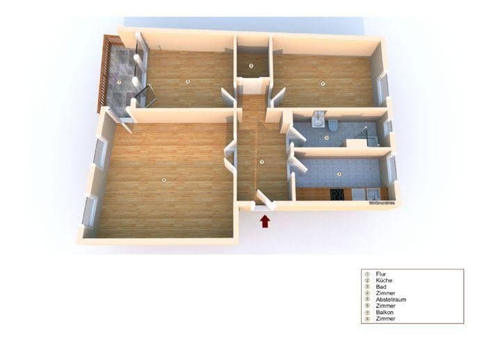 3 bedroom flat to rent, 77 m², Mainz, Rhineland-Palatinate 3 bedroom flat to rent, 77 m², Mainz, Rhineland-Palatinate