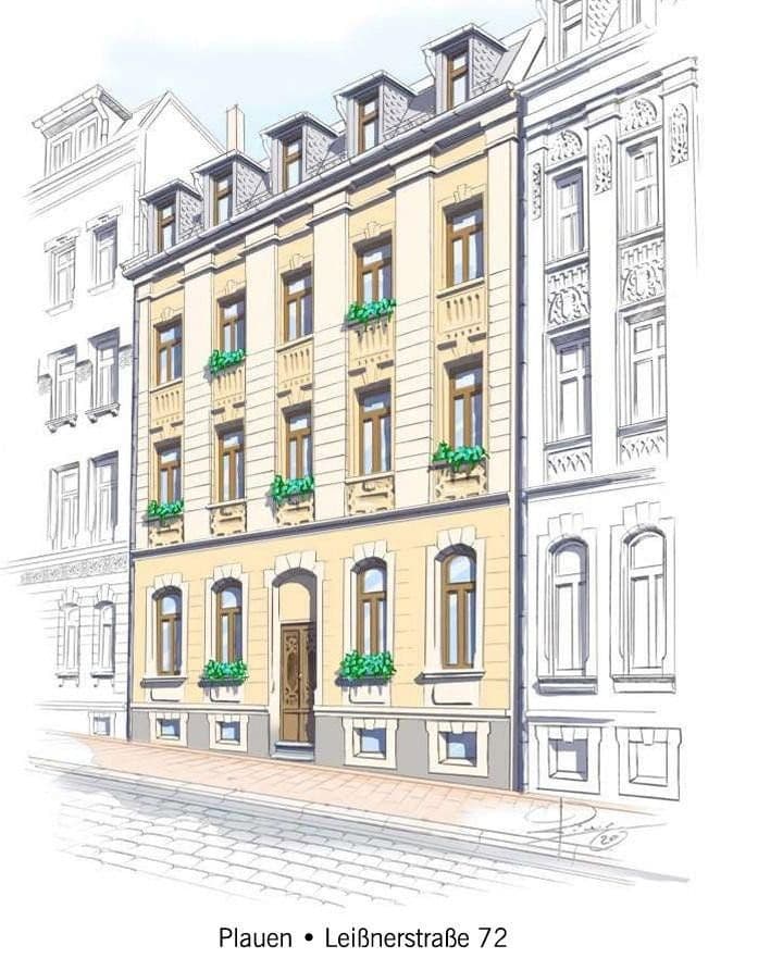 1 bedroom with open-plan kitchen flat to rent, 61 m², Leißnerstraße 72, Plauen, Saxony 1 bedroom with open-plan kitchen flat to rent, 61 m², Leißnerstraße 72, Plauen, Saxony