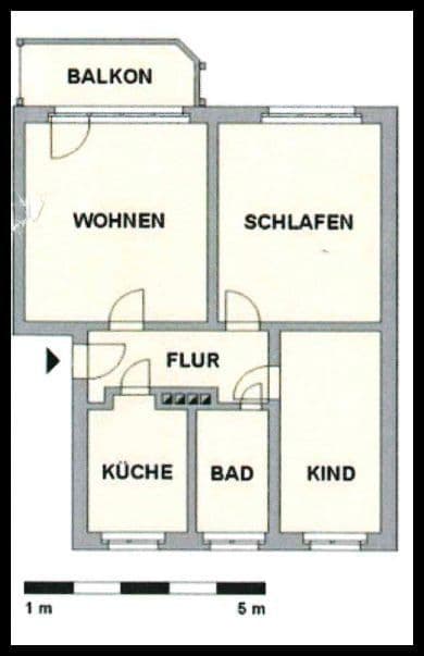 3 bedroom flat to rent, 60 m², Comeniusstraße 38, Chemnitz, Saxony 3 bedroom flat to rent, 60 m², Comeniusstraße 38, Chemnitz, Saxony