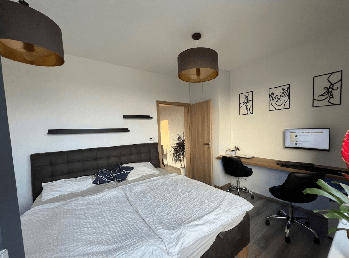 1 bedroom with open-plan kitchen flat to rent, 52 m², Pod Kotelnou, Velká Bíteš, Vysočina Region 1 bedroom with open-plan kitchen flat to rent, 52 m², Pod Kotelnou, Velká Bíteš, Vysočina Region