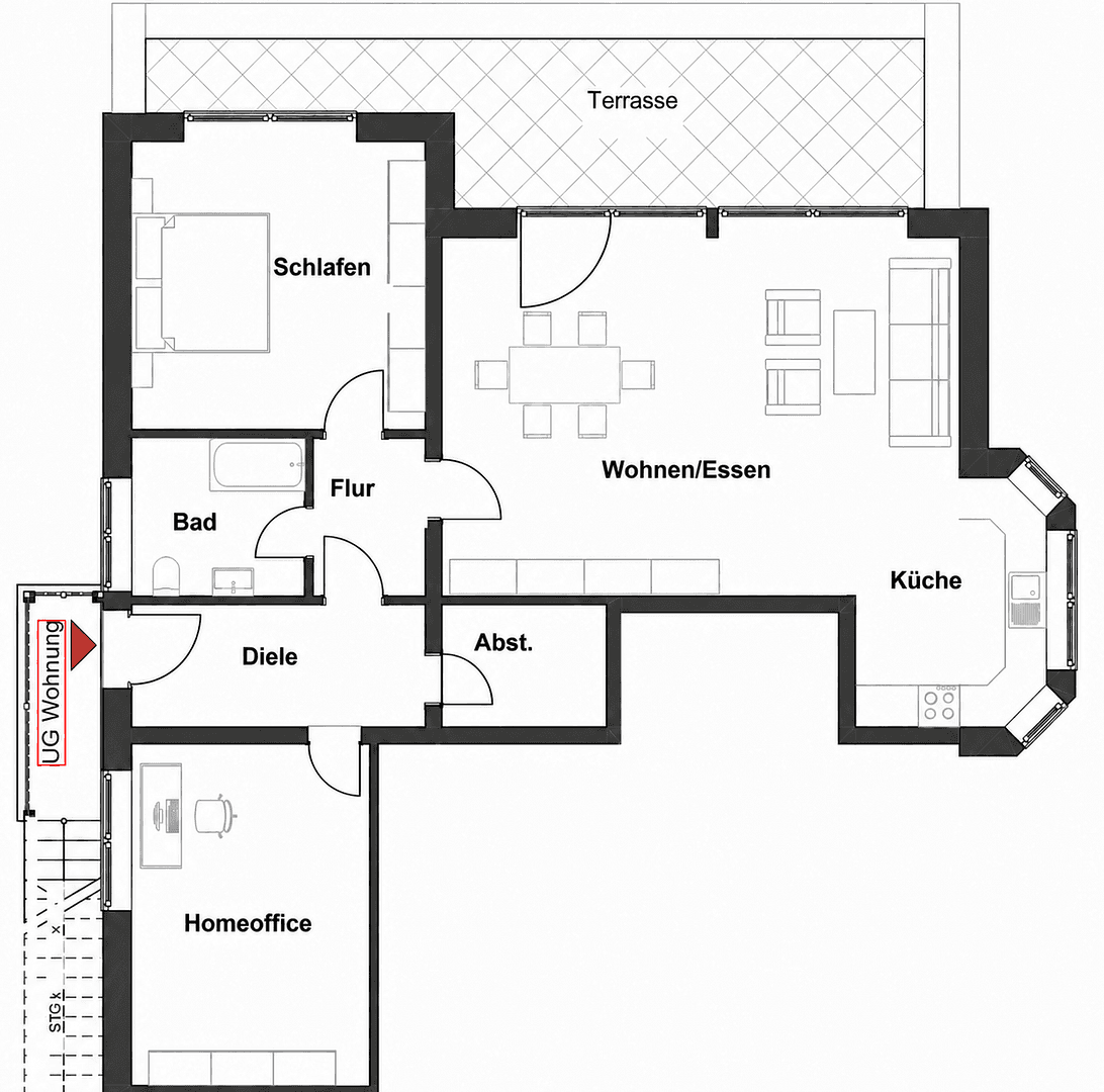 3 bedroom flat to rent, 105 m², Bad Wildungen, Hesse 3 bedroom flat to rent, 105 m², Bad Wildungen, Hesse
