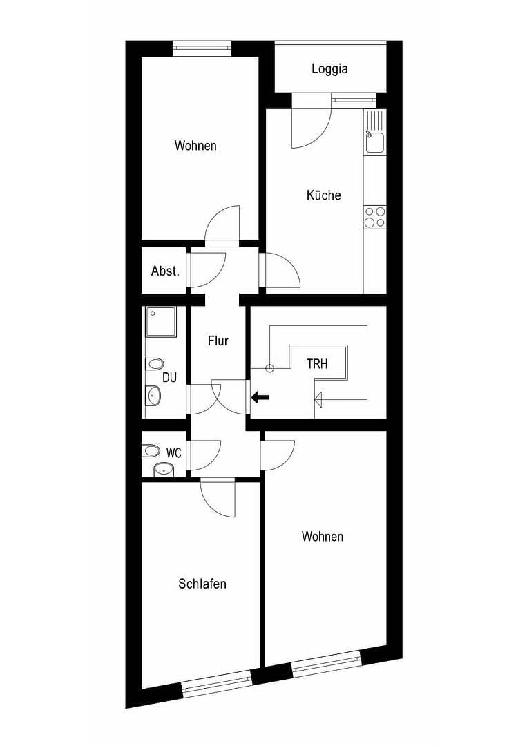 3 bedroom flat to rent, 88 m², Zeithstraße 3, Siegburg, North Rhine-Westphalia 3 bedroom flat to rent, 88 m², Zeithstraße 3, Siegburg, North Rhine-Westphalia