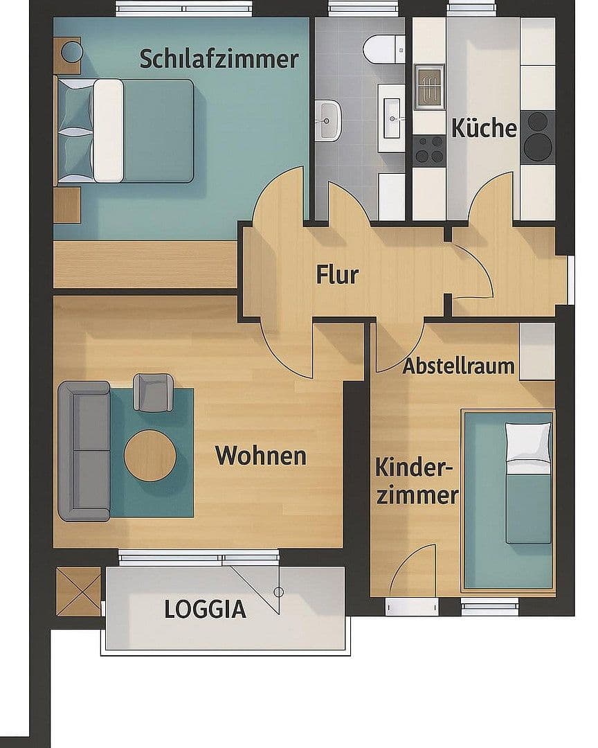 3 bedroom flat to rent, 76 m², Rendsburg, Schleswig-Holstein 3 bedroom flat to rent, 76 m², Rendsburg, Schleswig-Holstein