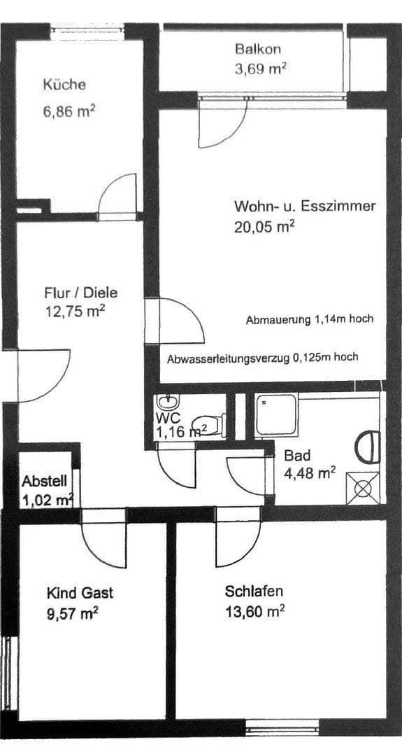 3 bedroom flat for sale, 73 m², Göthering 30, Stein, Bavaria 3 bedroom flat for sale, 73 m², Göthering 30, Stein, Bavaria