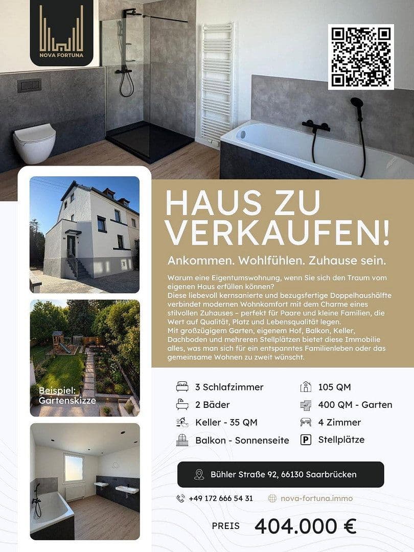 house for sale, 100 m², Saarbrücken, Saarland house for sale, 100 m², Saarbrücken, Saarland