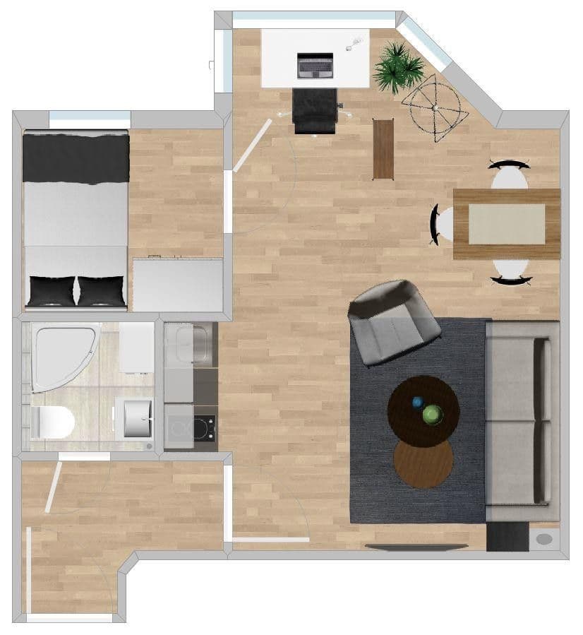 2 bedroom flat to rent, 30 m², Bussilliatweg 14, Hanover, Lower Saxony 2 bedroom flat to rent, 30 m², Bussilliatweg 14, Hanover, Lower Saxony