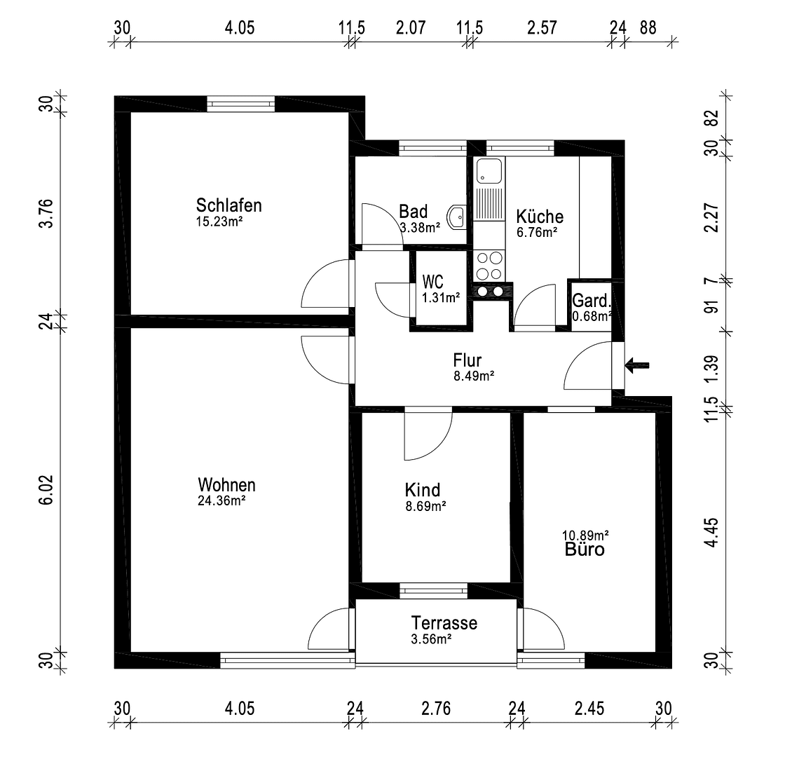 4 bedroom flat for sale, 81 m², Oldenburg, Lower Saxony 4 bedroom flat for sale, 81 m², Oldenburg, Lower Saxony