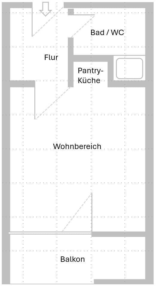1 bedroom flat to rent, 31 m², Otto-Laufer-Str. 4b, Göttingen, Lower Saxony 1 bedroom flat to rent, 31 m², Otto-Laufer-Str. 4b, Göttingen, Lower Saxony