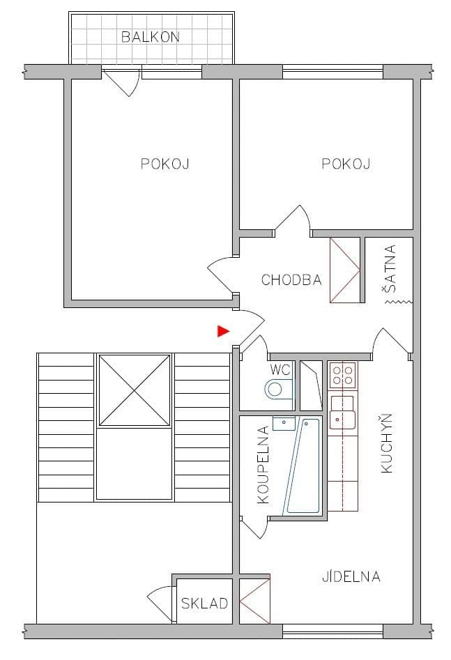 2 bedroom flat to rent, 56 m², Hromůvka, Hranice, Olomoucký Region 2 bedroom flat to rent, 56 m², Hromůvka, Hranice, Olomoucký Region