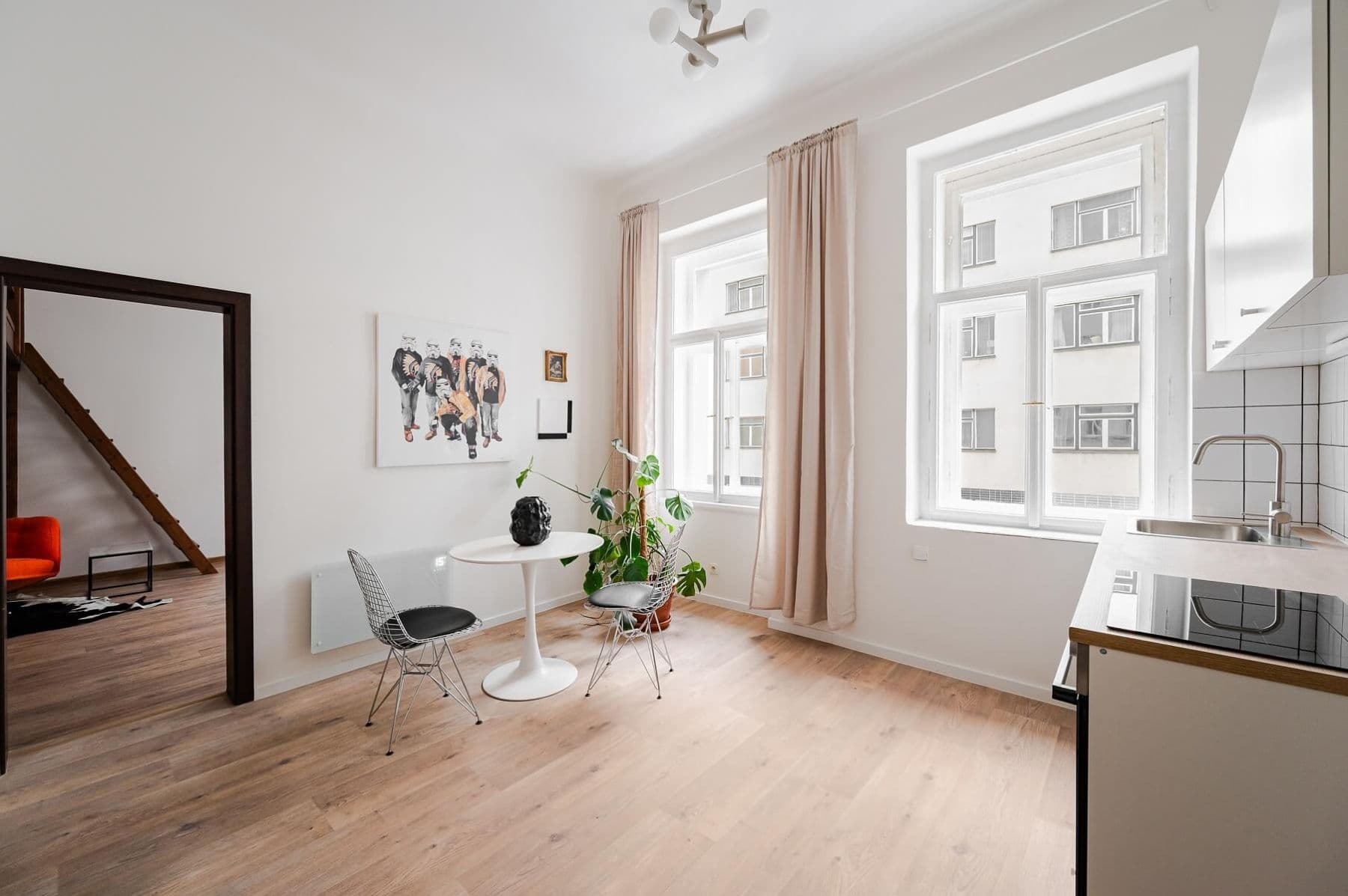 1 bedroom with open-plan kitchen flat to rent, 43 m², Heřmanova, Prague, Prague 1 bedroom with open-plan kitchen flat to rent, 43 m², Heřmanova, Prague, Prague