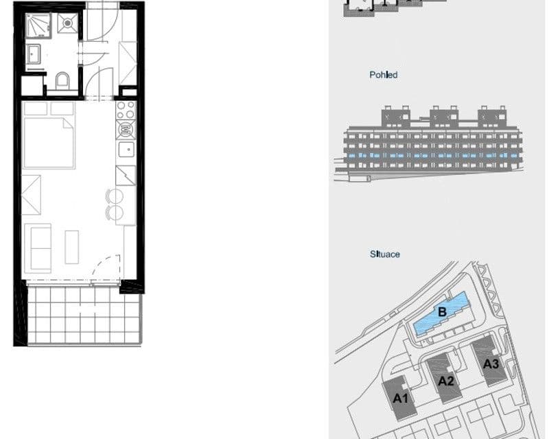 Studio flat to rent, 31 m², Haenkeho, Prague, Prague Studio flat to rent, 31 m², Haenkeho, Prague, Prague
