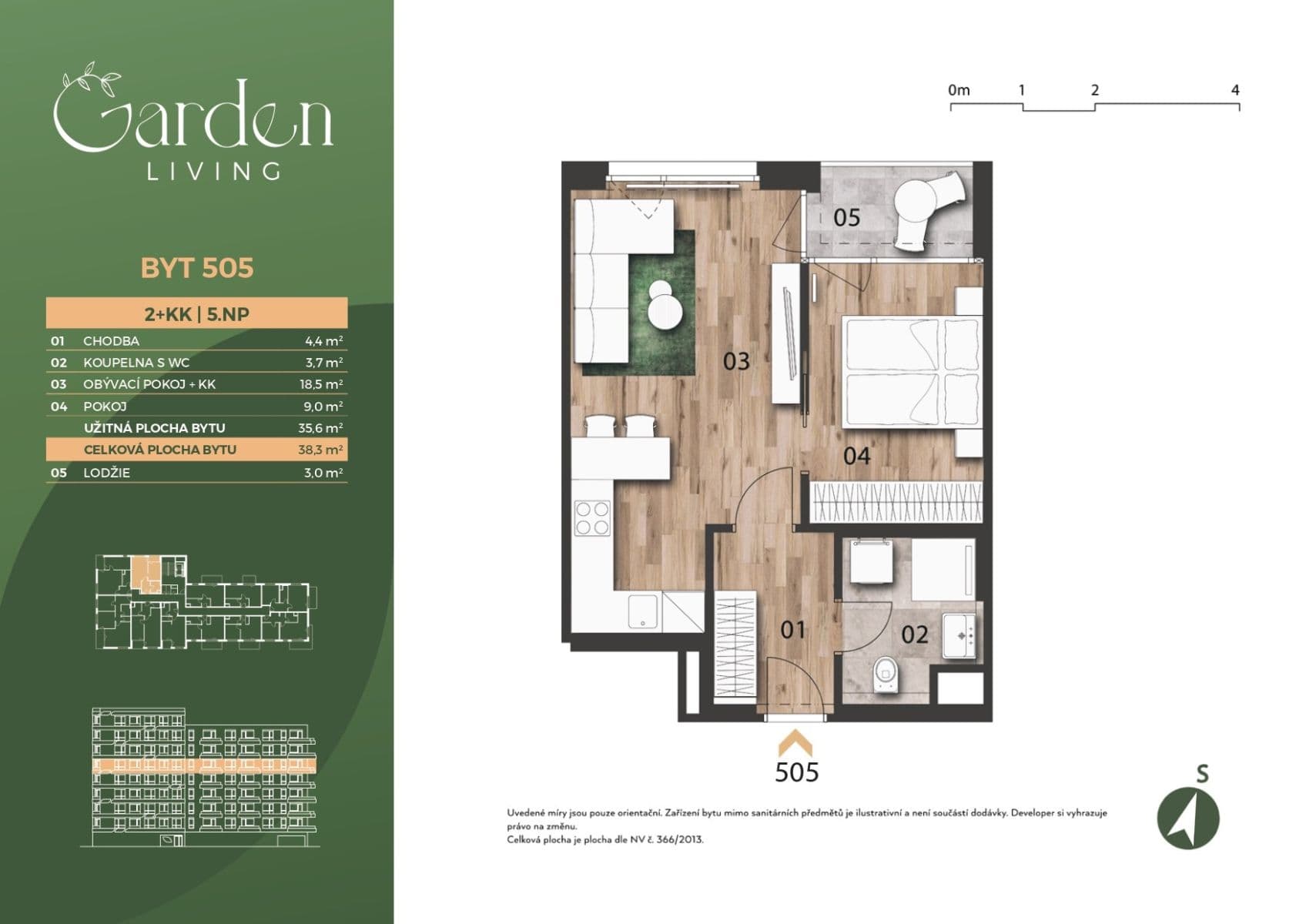 1 bedroom with open-plan kitchen flat to rent, 40 m², Arnošta Valenty, Prague, Prague 1 bedroom with open-plan kitchen flat to rent, 40 m², Arnošta Valenty, Prague, Prague