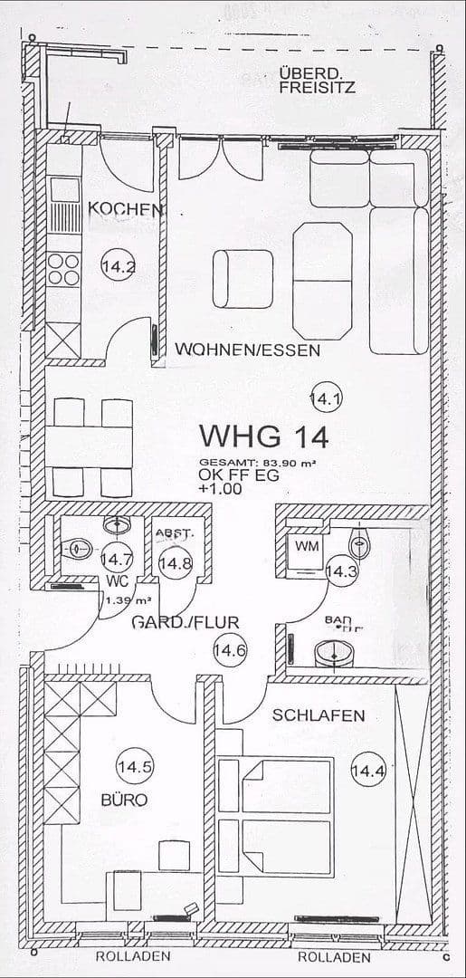 3 bedroom flat to rent, 84 m², Nienburg/Weser, Lower Saxony 3 bedroom flat to rent, 84 m², Nienburg/Weser, Lower Saxony