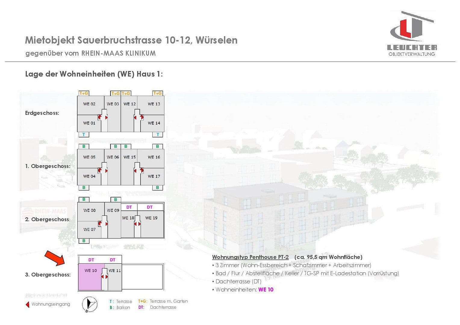 3 bedroom flat to rent, 96 m², Sauerbruchstraße 10-12, Würselen, North Rhine-Westphalia 3 bedroom flat to rent, 96 m², Sauerbruchstraße 10-12, Würselen, North Rhine-Westphalia