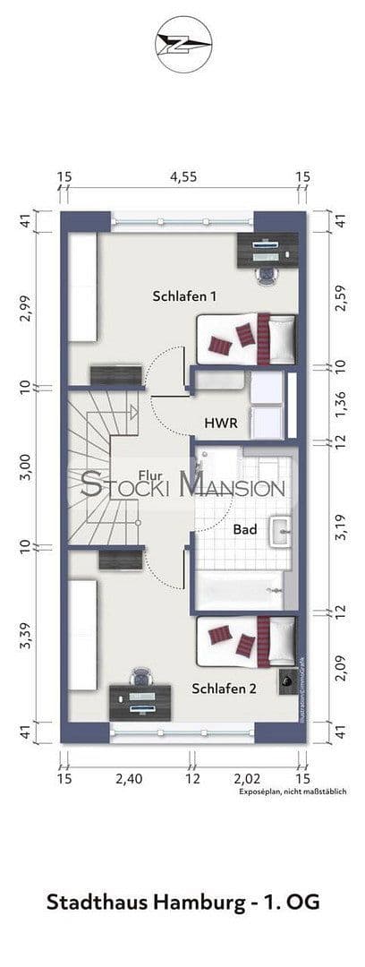 4 bedroom flat to rent, 111 m², Hamburg, Hamburg 4 bedroom flat to rent, 111 m², Hamburg, Hamburg
