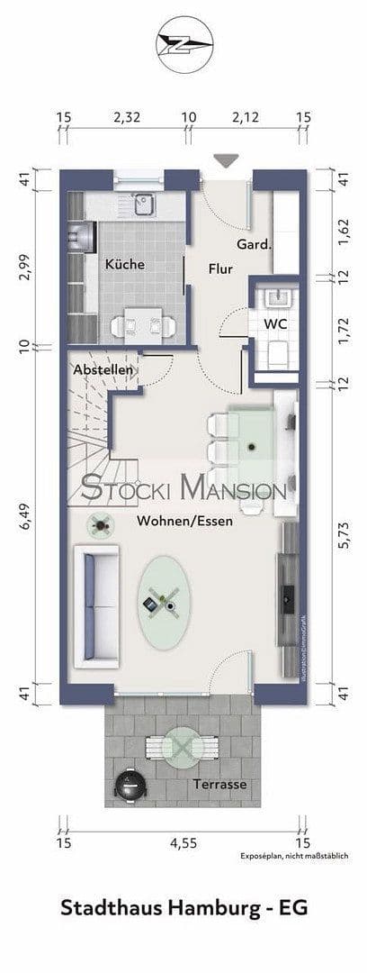 4 bedroom flat to rent, 111 m², Hamburg, Hamburg 4 bedroom flat to rent, 111 m², Hamburg, Hamburg