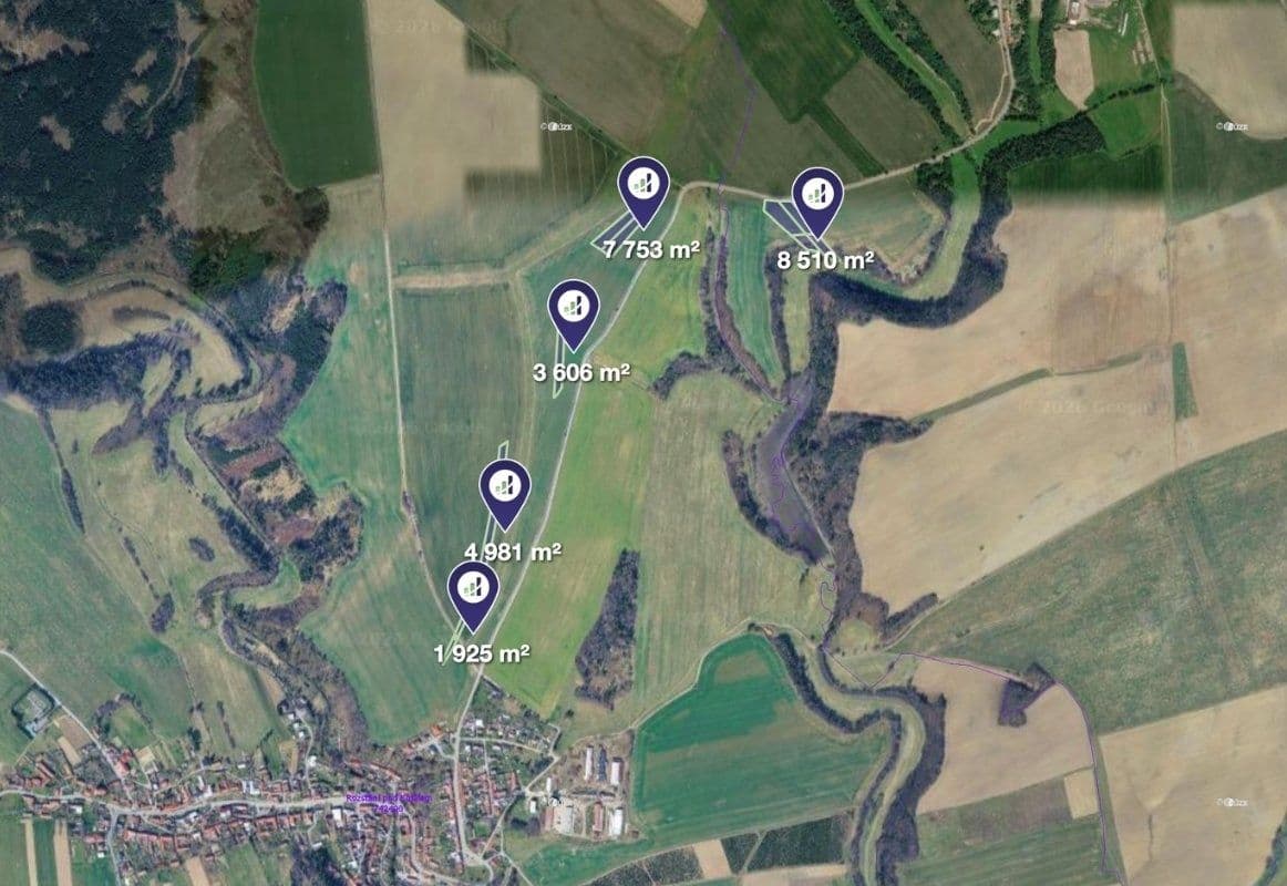 plot for sale, 26,775 m², Rozstání, Olomoucký Region plot for sale, 26,775 m², Rozstání, Olomoucký Region