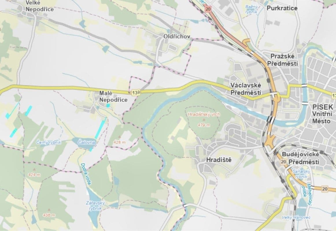 plot for sale, 22,597 m², Dobev, Jihočeský Region plot for sale, 22,597 m², Dobev, Jihočeský Region