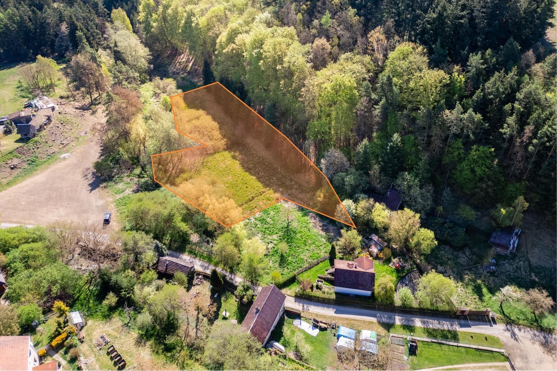 plot for sale, 3,576 m², Temešvár, Jihočeský Region plot for sale, 3,576 m², Temešvár, Jihočeský Region