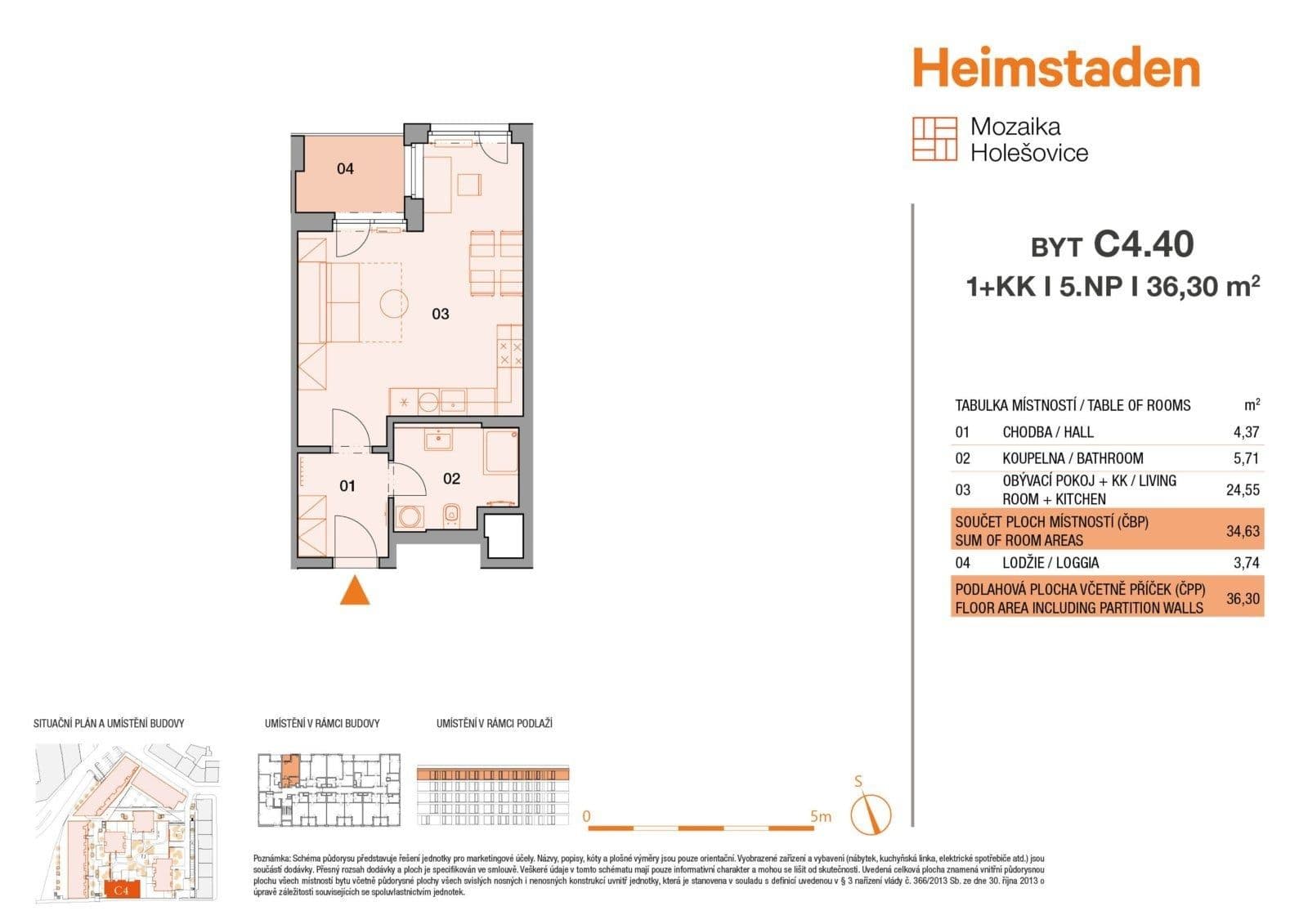 Studio flat to rent, 36 m², Vrbenského, Prague, Prague Studio flat to rent, 36 m², Vrbenského, Prague, Prague