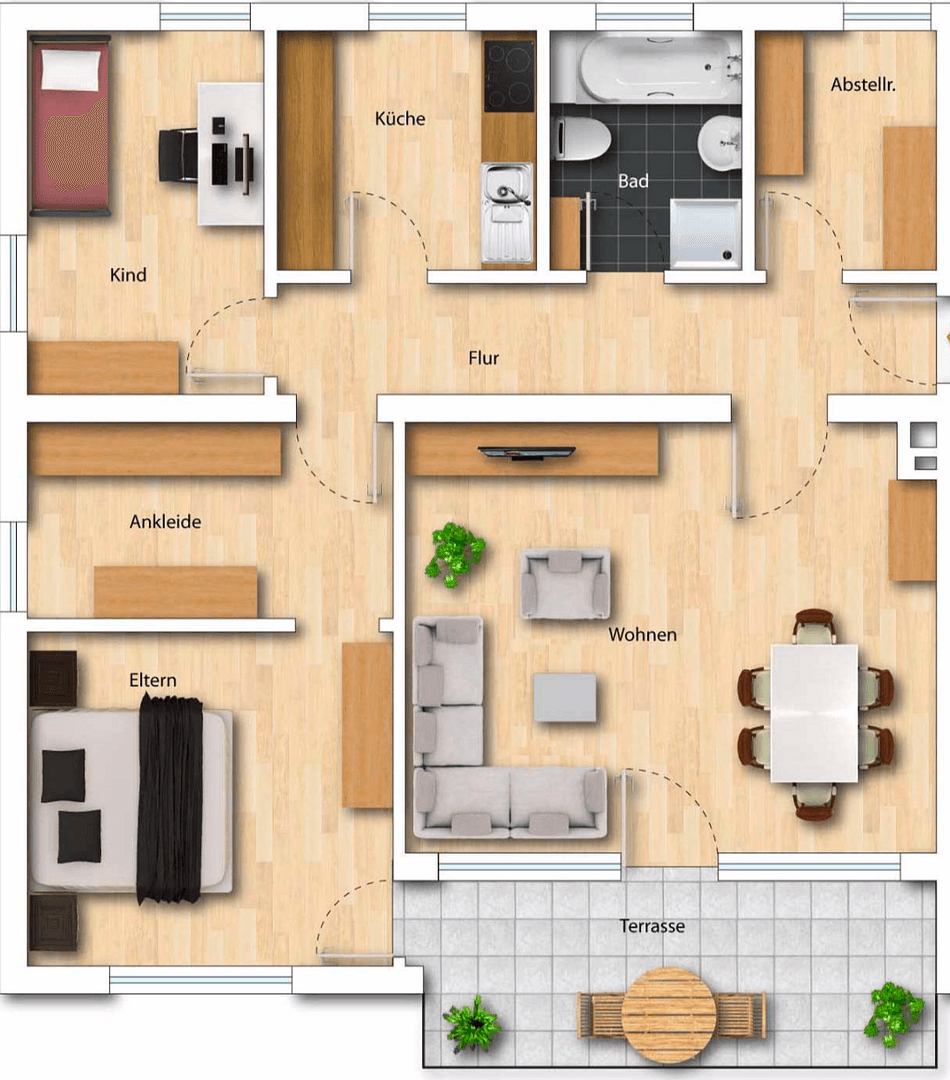 5 bedroom flat to rent, 96 m², Tuchbleiche 6, Mainz-Laubenheim, Rhineland-Palatinate 5 bedroom flat to rent, 96 m², Tuchbleiche 6, Mainz-Laubenheim, Rhineland-Palatinate