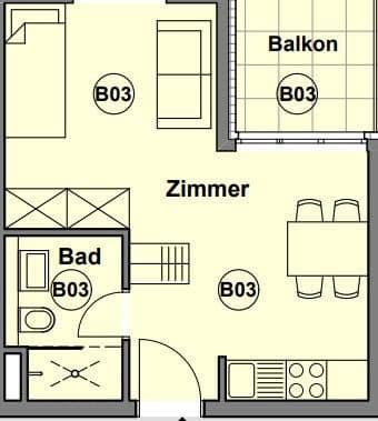 1 bedroom flat to rent, 28 m², Luxemburger Allee 4, Idstein, Hesse 1 bedroom flat to rent, 28 m², Luxemburger Allee 4, Idstein, Hesse