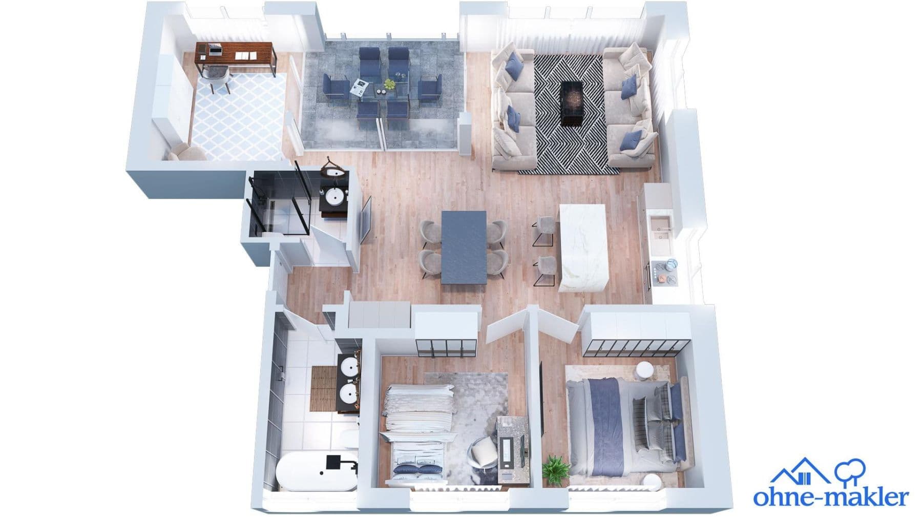 3 bedroom with open-plan kitchen flat for sale, 100 m², Waldshut-Tiengen, Baden-Württemberg 3 bedroom with open-plan kitchen flat for sale, 100 m², Waldshut-Tiengen, Baden-Württemberg
