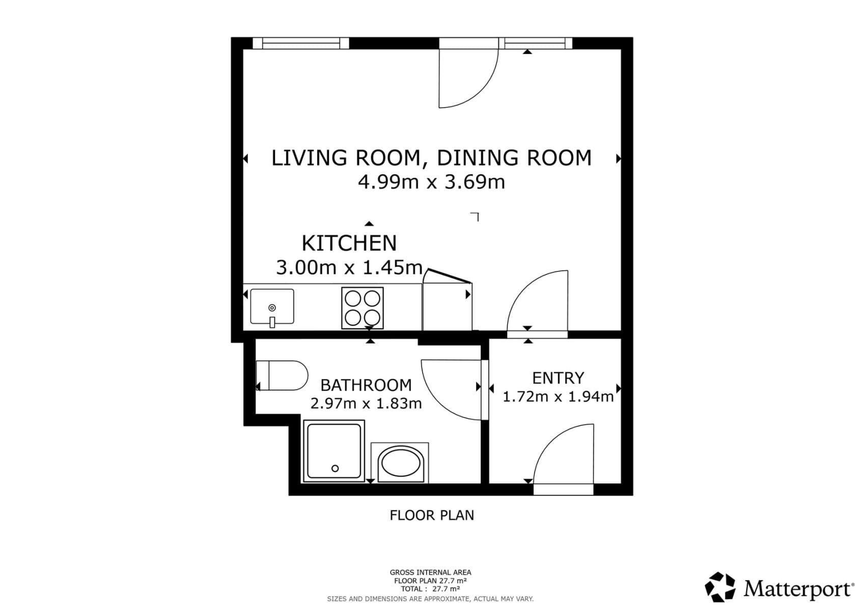 Studio flat to rent, 33 m², Honzíkova, Prague, Prague Studio flat to rent, 33 m², Honzíkova, Prague, Prague