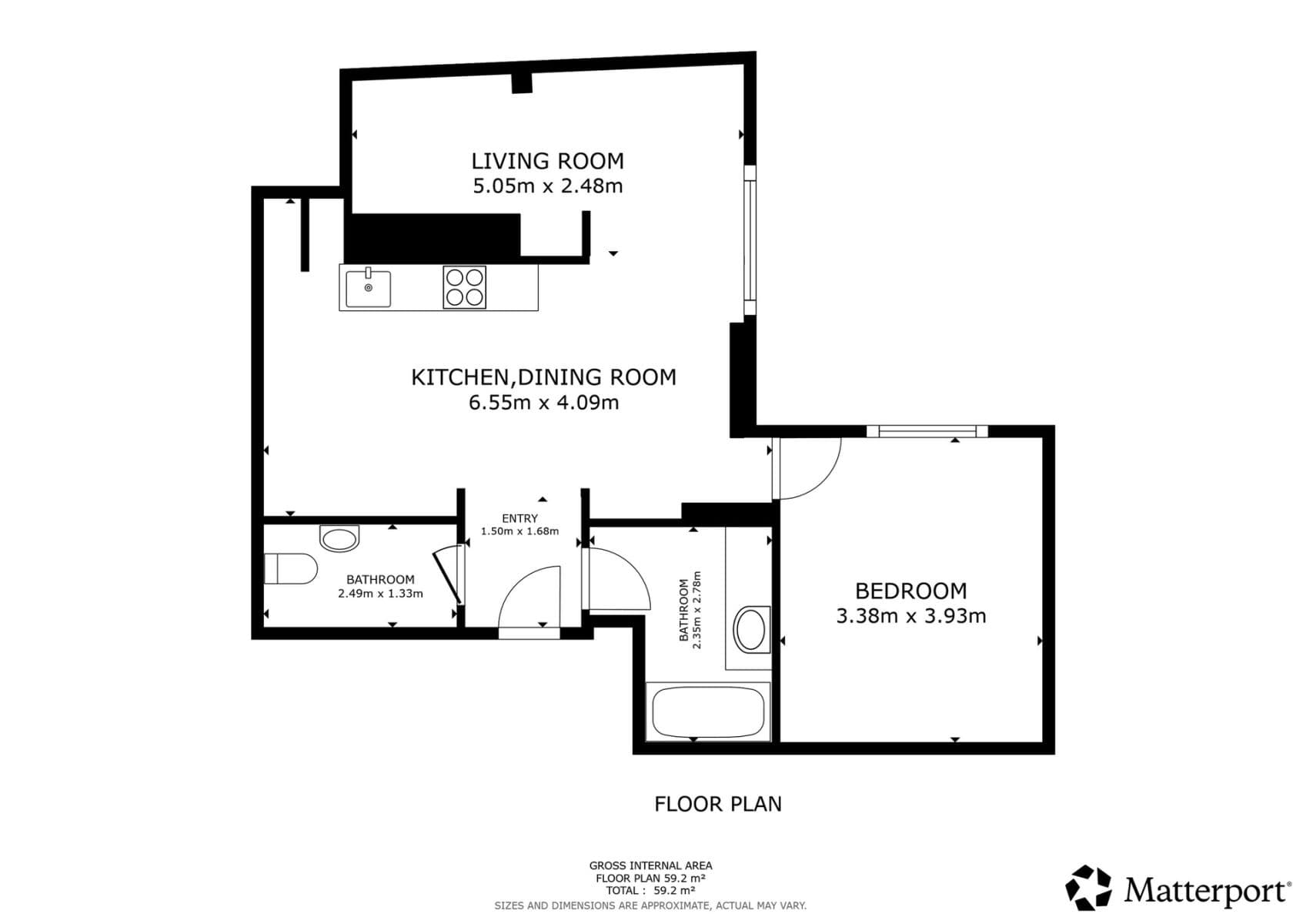 1 bedroom with open-plan kitchen flat to rent, 56 m², Jateční, Prague, Prague 1 bedroom with open-plan kitchen flat to rent, 56 m², Jateční, Prague, Prague
