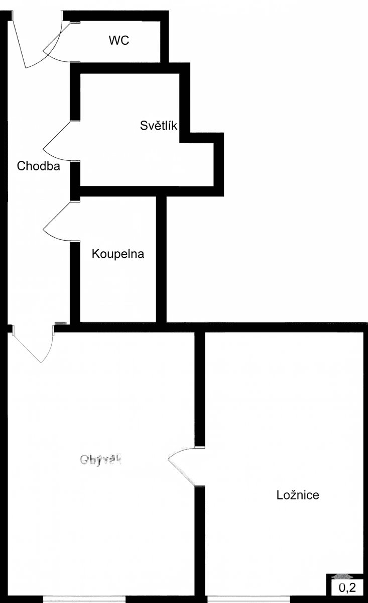 flat to rent, 57 m², Dominikánská, Plzeň, Plzeňský Region flat to rent, 57 m², Dominikánská, Plzeň, Plzeňský Region