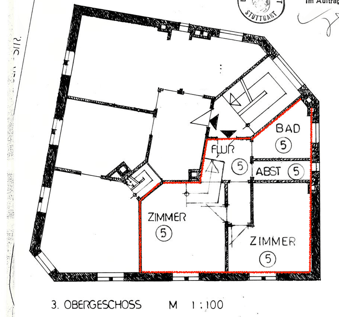 4 bedroom flat to rent, 80 m², Stuttgart, Baden-Württemberg 4 bedroom flat to rent, 80 m², Stuttgart, Baden-Württemberg