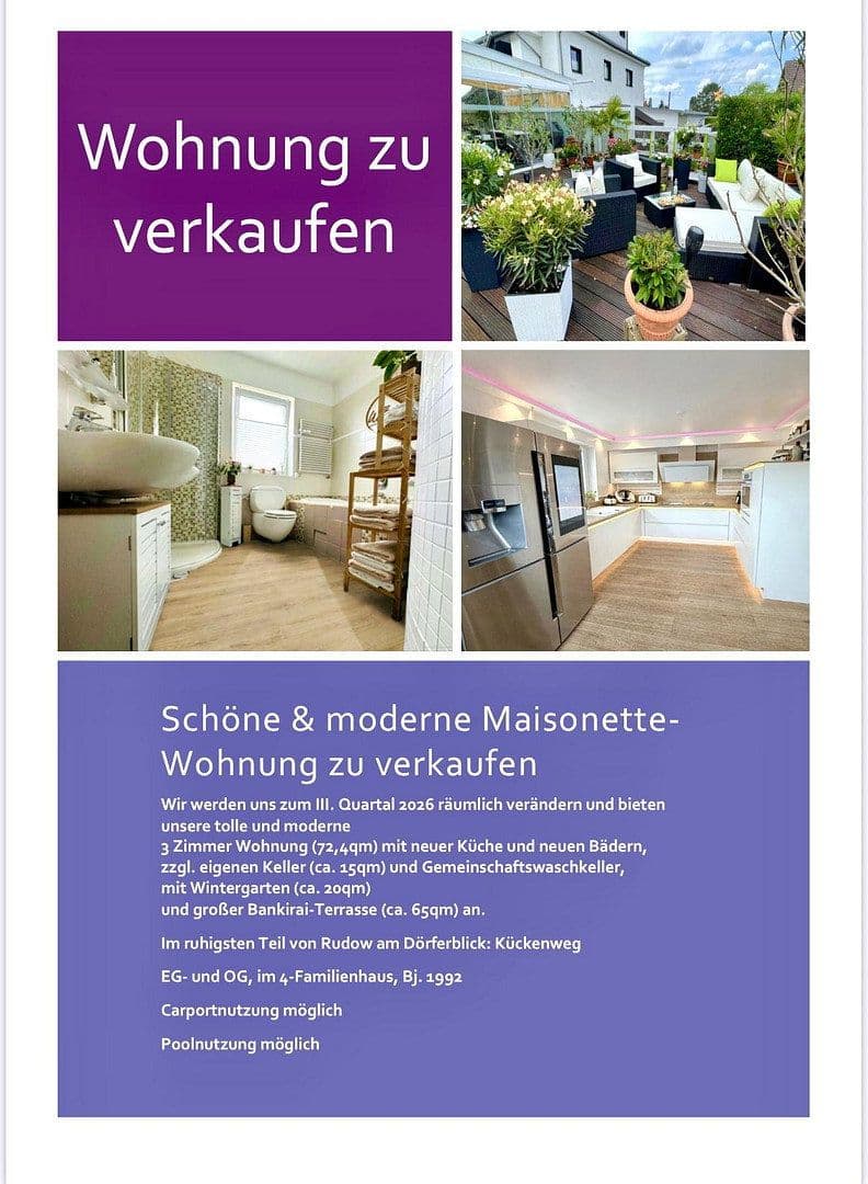 3 bedroom flat for sale, 74 m², Berlin, Berlin 3 bedroom flat for sale, 74 m², Berlin, Berlin