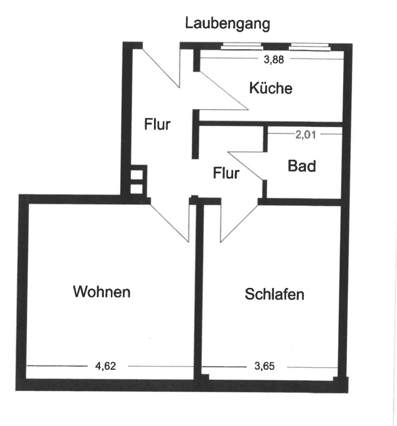 2 bedroom flat to rent, 60 m², Gökerstraße 87, Wilhelmshaven, Lower Saxony 2 bedroom flat to rent, 60 m², Gökerstraße 87, Wilhelmshaven, Lower Saxony